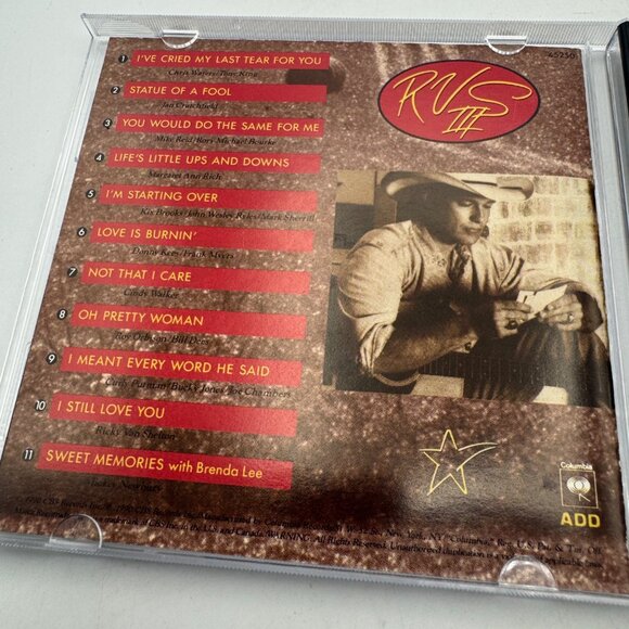 Ricky Van Shelton RVS III CD Album 1990 Country Music Columbia Records - Picture 2 of 4